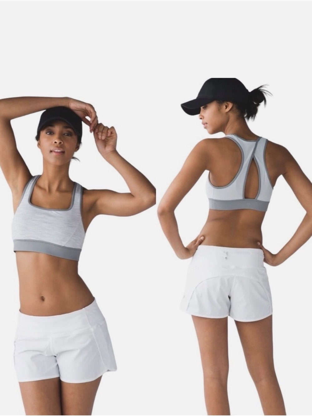 Lululemon Run With The Sun Bra Wee Are From Space Nimbus Battleship Sport BraSz8